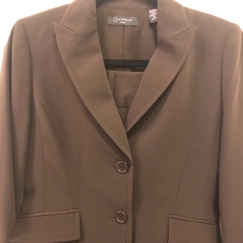 NWT Context Petite Pant Suit - Blazer 4P, Pants 2P